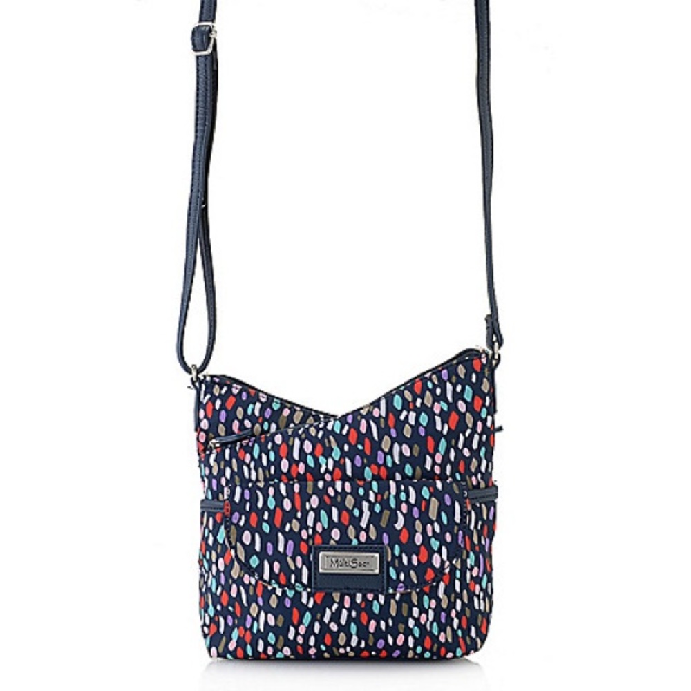 MultiSac "Vista" Zip Top Crossbody Bag purse